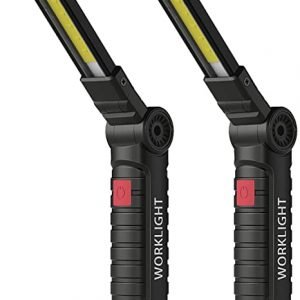 Fathers Day Gifts LED Work Light, Coquimbo Rechargeable Work Lights with Magnetic Base 360 Degree Rotate
