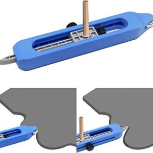 O-CONN Precise Contour Gauge Profile Tool, Contour Gauge Irregular Shape Duplicator with Lock for Carpenter