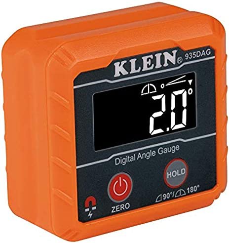 Klein Tools 935DAG Digital Electronic Level and Angle Gauge, Measures 0 - 90 and 0 - 180 Degree Ranges