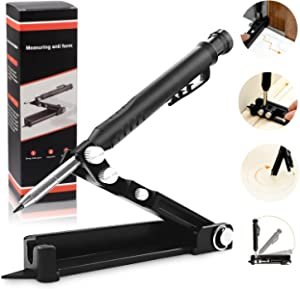 Multi-function Scribing Tool- Construction Pencil- Aluminum Alloy Scribe Tool with Deep Hole Pencil