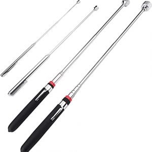 Magnetic Pick Up Tool 4 Pack, Telescopic Magnet Stick (1.5LB 3LB 10LB 15LB)
