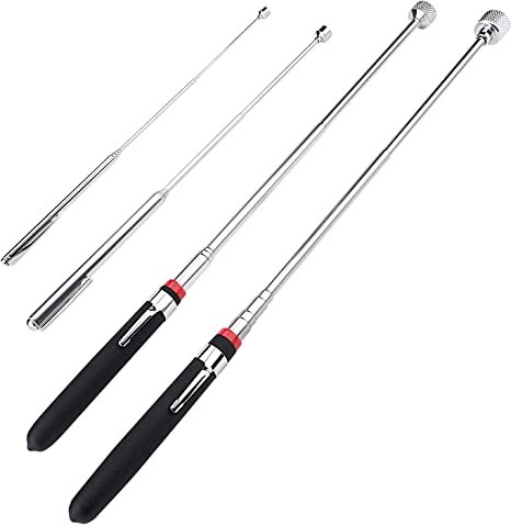 Magnetic Pick Up Tool 4 Pack, Telescopic Magnet Stick (1.5LB 3LB 10LB 15LB)
