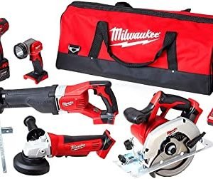 Milwaukee M18 Cordless LITHIUM-ION 6-Tool Combo Kit (2696-26)