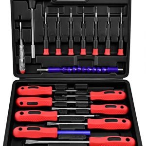 Magnetic Screwdrivers Set,32-Piece Small Screwdriver Kit with Case Includes