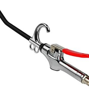 ZUZUAN High Volume Air Blow Gun Zinc Alloy Rubber Guard Air Flow Nozzle