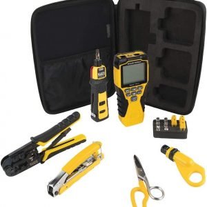 Klein Tools VDV001819 Cable Installation Tools Set with Crimpers, Scout Pro 3 Cable Tester, Snips