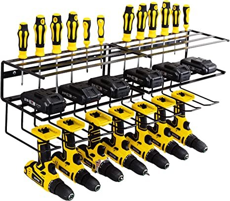 Power Tool Organizer Wall Mount,Tool Organizers And Storage,Tool Storage For Garage Organization,Tools Drill Holder(2Pack)