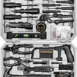 DEKOPRO 218-Piece General Household Hand Tool kit, Professional Auto Repair Tool Set for Homeowner