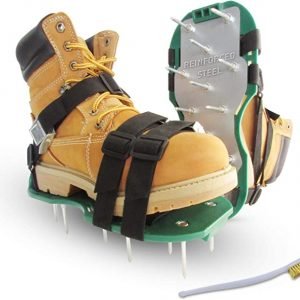 TopToGreen Lawn Aerator Shoes. Patent Pending Lawn Aeration Spike Shoes To Aerate Lawn. Fully Assembled Walking Aerator Lawn Tool, Aerating Lawn Sandals.