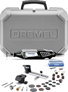 Dremel 4000-2/30 High Performance Rotary Tool Kit- 2 Attachments & 30 Accessories- Grinder