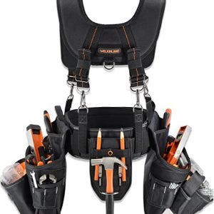 39Pockets Tool belts for men with suspenders, 4" Padded toolbelt, Tool belt with suspenders, Tool belt, Tool belt suspenders